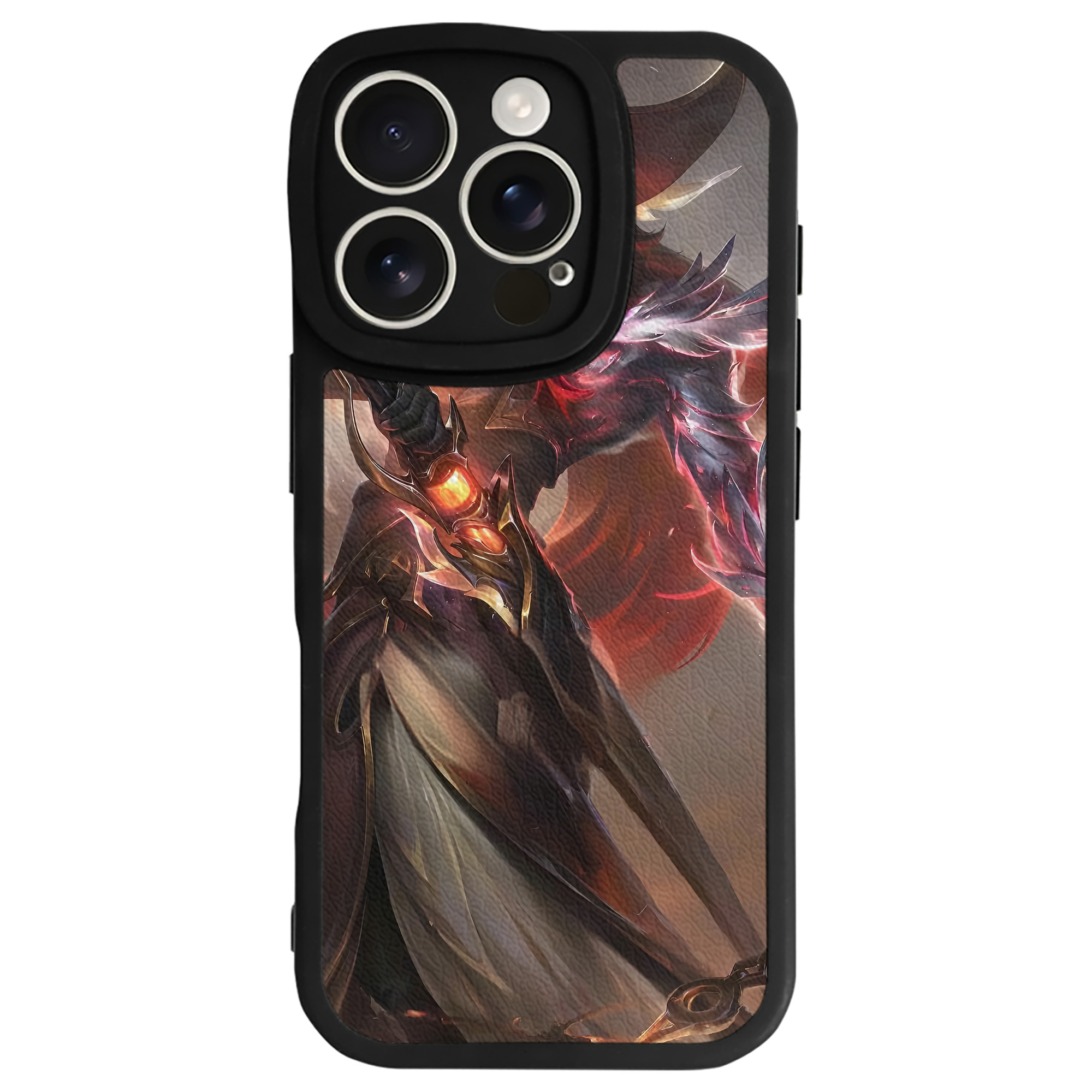 リーグ・オブ・レジェンド League of Legends LOL 【iPhone 16シリーズ対応】シリコンスマホケース（レザー調） 材質：シリコン